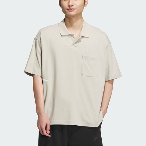阿迪达斯男士宽松POLO衫