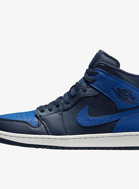 Nike/耐克正品AIR JORDAN 1 MID 男士复古篮球鞋554724-412