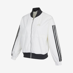 正品 女子运动休闲棒球服夹克外套H09760 阿迪达斯 Adidas