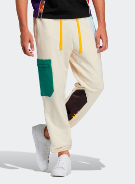 Adidas/阿迪达斯正品三叶草木偶系列时尚男女休闲运动长裤 HC0345