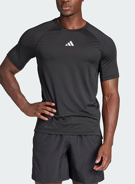 Adidas/阿迪达斯正品GYM+ TEE男士运动健身短袖圆领T恤IP2310