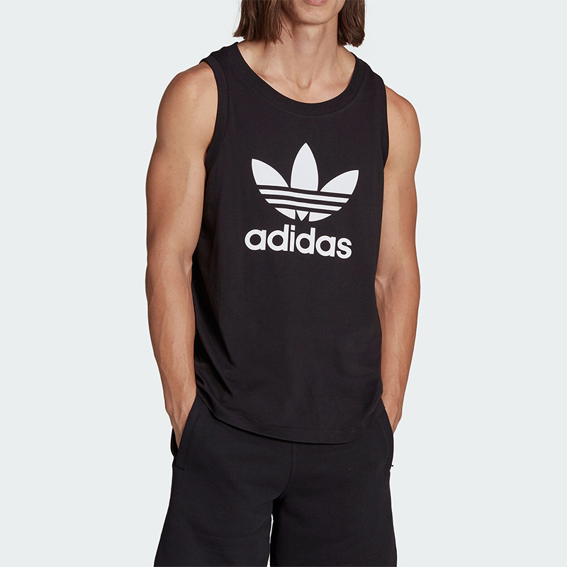 阿迪达斯男士宽松运动背心