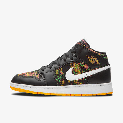 Nike/耐克正品Air Jordan 1 Mid (GS) 大童篮球鞋555112-003