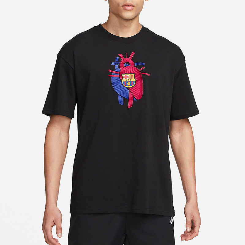 Nike/耐克正品夏季男士个性印花休闲运动短袖T恤FQ1758-010