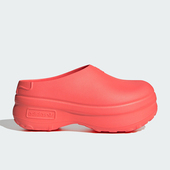 IE0482 三叶草女士厚底耐磨休闲运动拖鞋 Adidas 阿迪达斯正品