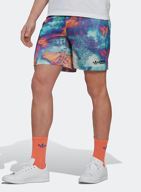 Adidas/阿迪达斯正品夏新款三叶草男子透气运动短裤 HT1653