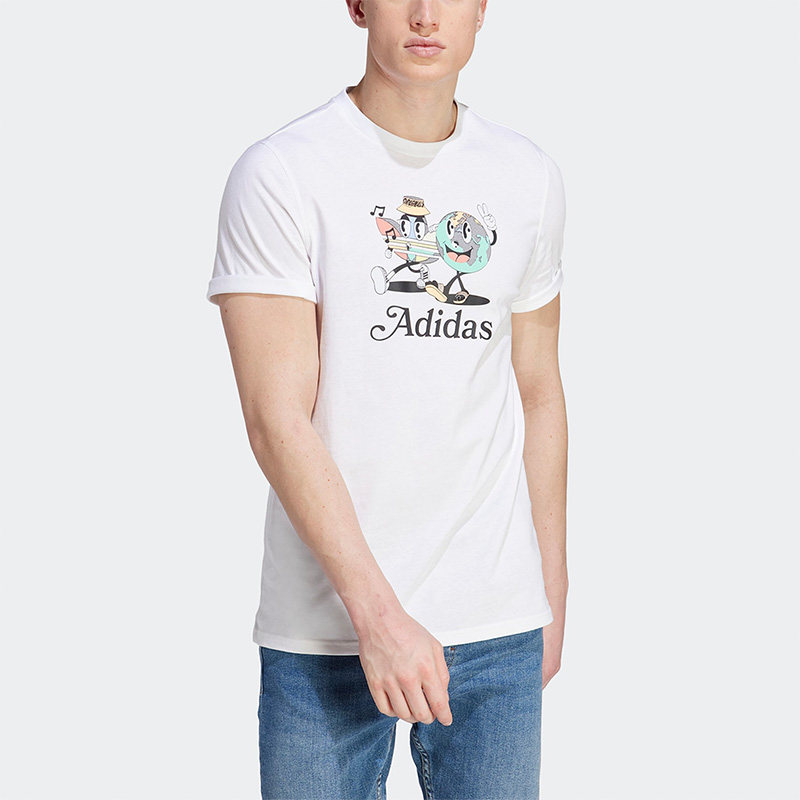 Adidas/阿迪达斯男子运动短袖