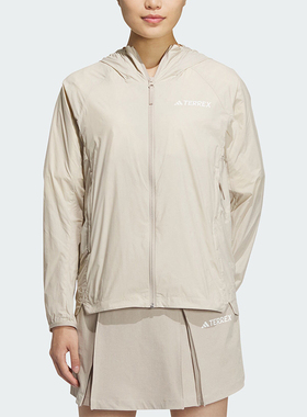 Adidas/阿迪达斯正品W LW WB JKT 户外女士防晒皮肤衣IS0278