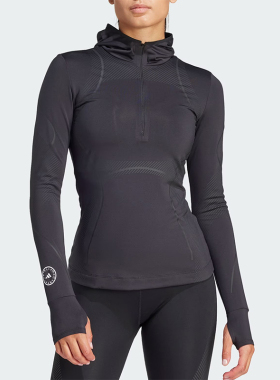 Adidas/阿迪达斯正品新款女士运动紧身卫衣套头卫衣IT9049