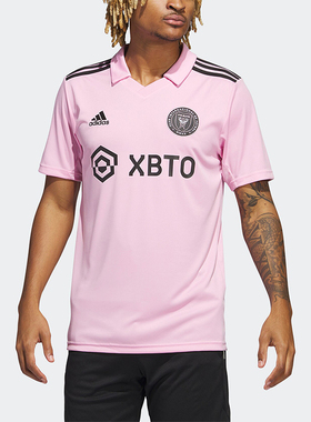 Adidas/阿迪达斯正品迈阿密国际主场男子运动短袖T恤JE9701