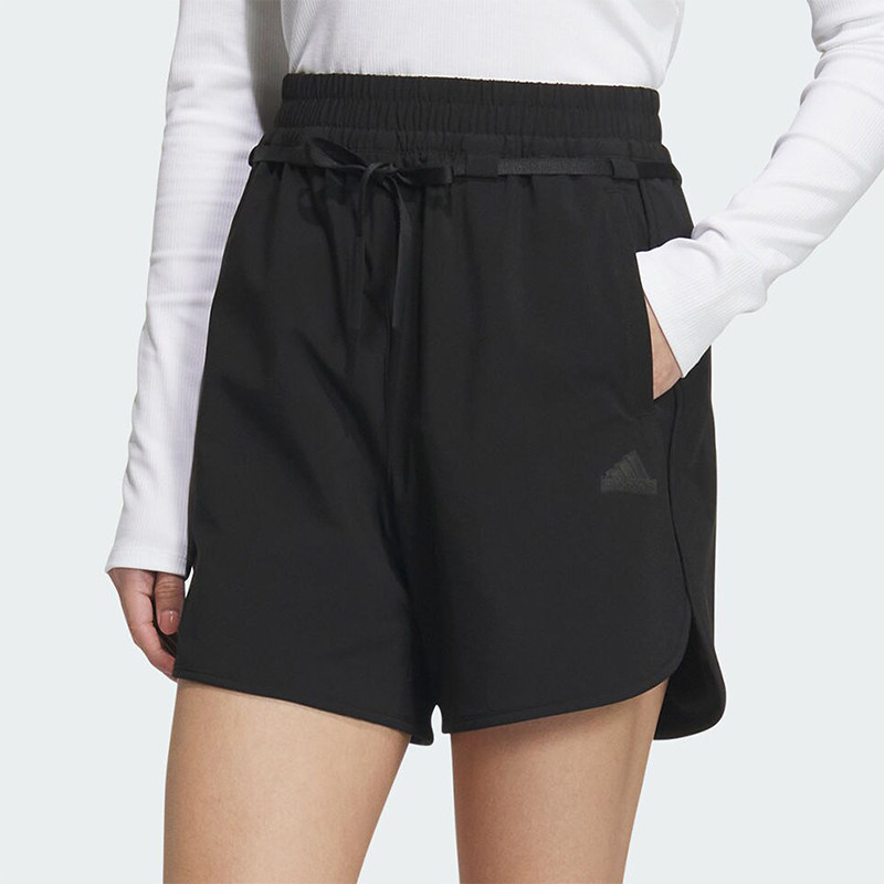 阿迪达斯女士运动透气短裤