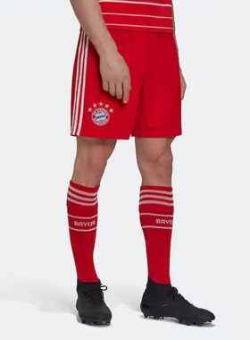 Adidas/阿迪达斯正品拜仁慕尼黑主场男球迷版运动休闲短裤 H39901