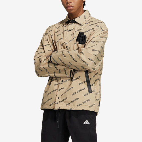 Adidas阿迪达斯男子翻领夹克外套