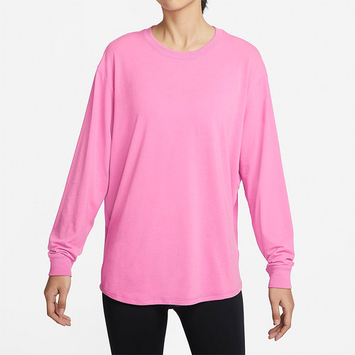 Nike/耐克正品新款女士圆领宽松透气休闲运动长袖T恤FN2818-675