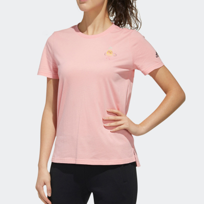 阿迪达斯女士运动休闲T恤