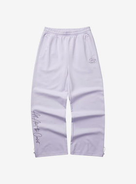 Skechers/斯凯奇正品女子时尚宽松针织两穿休闲长裤L323W086-00FW