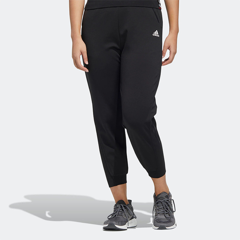 Adidas/阿迪达斯正品春季新款女子运动针织休闲长裤 HF0045
