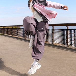 Adidas 阿迪达斯正品 CESP JE8583 PANTS女士宽松阔腿运动裤