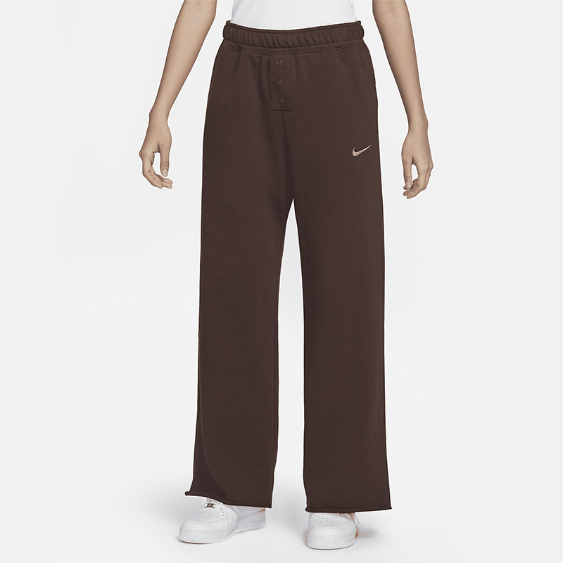 Nike/耐克正品春季新款女子运动法式毛圈阔腿长裤DV7845-227