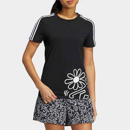 阿迪达斯正品女子运动T恤