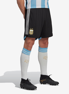 Adidas/阿迪达斯正品新款男子世界杯阿根廷队足球运动短裤 HB9216