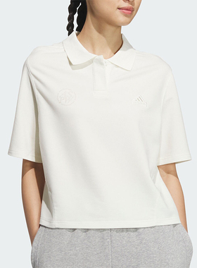 Adidas/阿迪达斯正品新款女士经典宽松舒适运动短袖POLO衫JJ3602