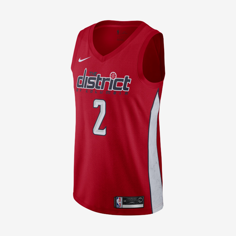 Nike/耐克正品华盛顿奇才队男子运动2号球衣BQ1179-657