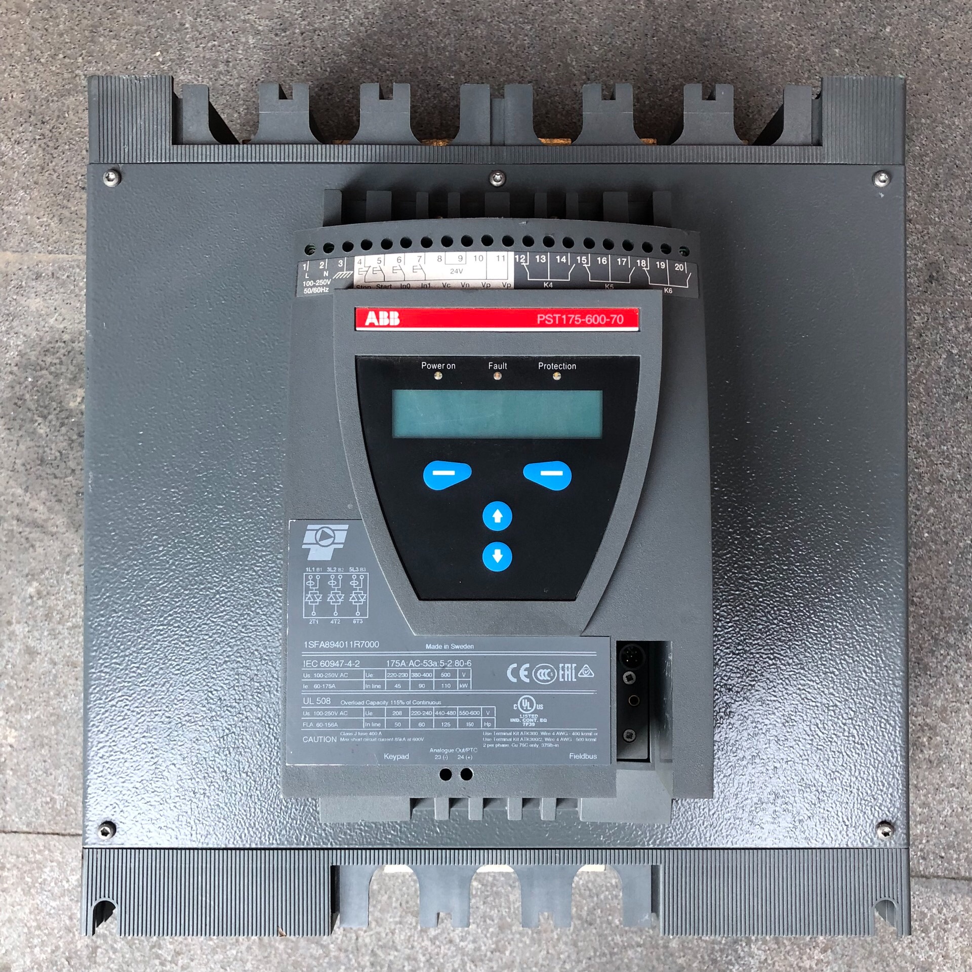 ABB PST175-600-70软启动器90kw