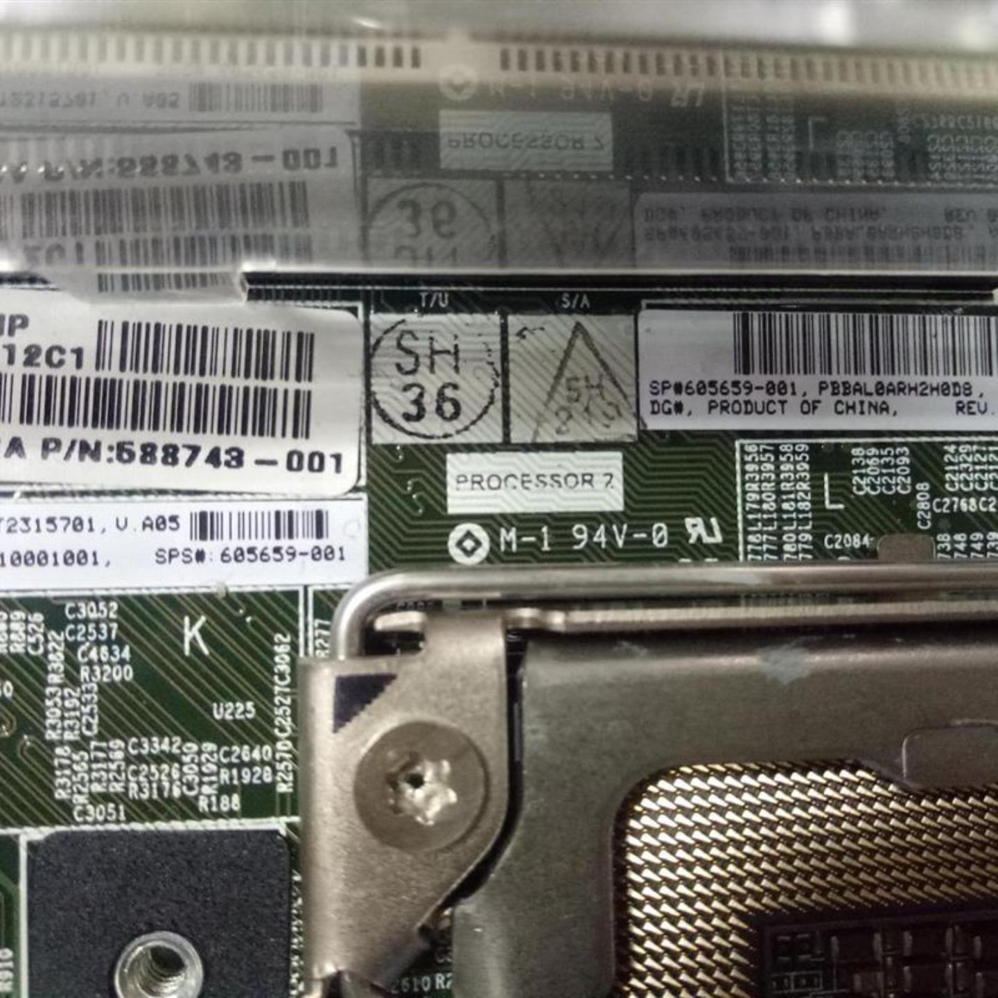 HP BL460C G7服务器主板 带机箱 605659-001 588743-001