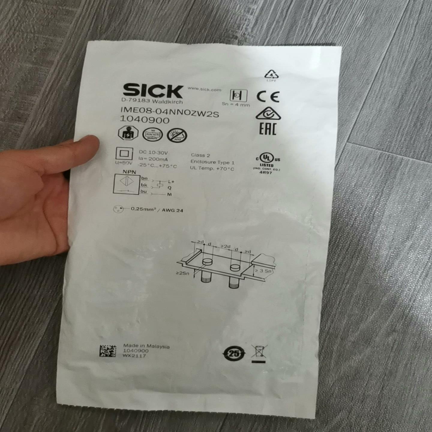 全新原装德国SICK西克IME08-04NNOZW2S电感式