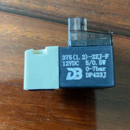 DB电磁阀 375(1.2)-2ZJ-F 12VDC 5/0.5W 0-7bar