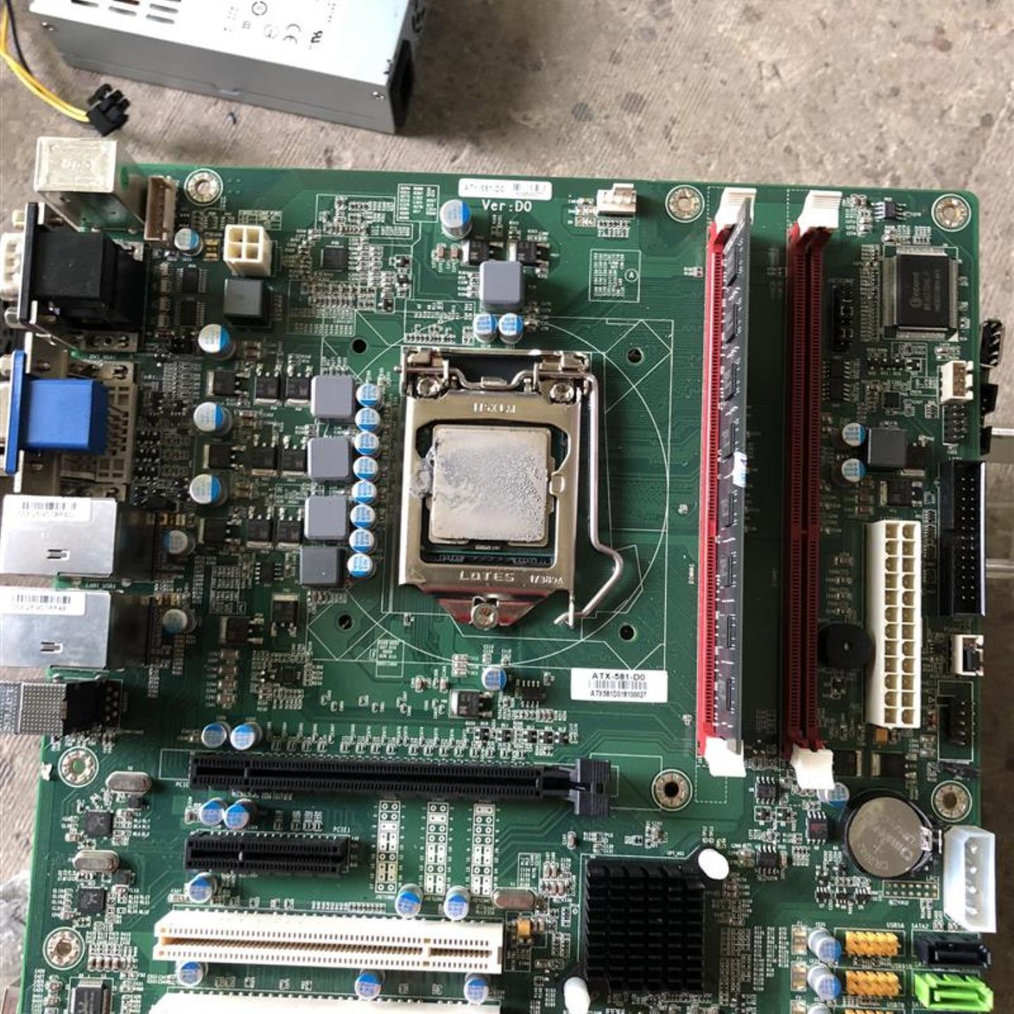 工控机主板ATX-581 1155针工业MICROATX母板 兼i3i5i7