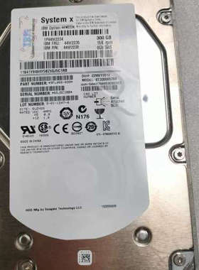 IBM SAS 3.5 6GB 44W2248原装X3400 FRU服务器存储硬盘