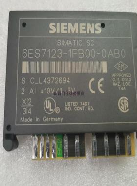 裸机6ES7123-1FB00-0AB06ES7 123-IFBOO-OABO无包装