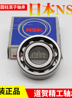 进口NSK轴承N203 204 205 206 207 208 210 W M圆柱滚子 不带挡边