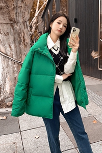 【档口现货】2022新款短款白鸭绒羽绒服面包服288A-923-P195-K298图片