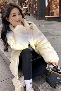 【有 现货】2022短款加厚白鸭绒羽绒服288A-911-P195控298图片