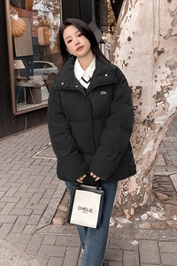 档口现货2023新款短款白鸭绒羽绒服面包服288A-923图片