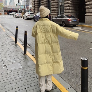 档口现货2023新款中长款立领白鸭绒羽绒服288A-921图片