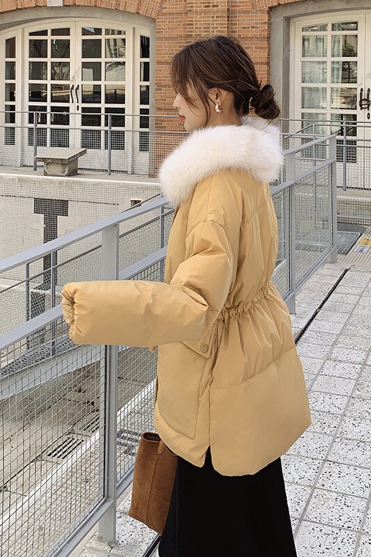【档口现货】两片式狐狸毛领90白鸭绒羽绒服288A-922-P315-K458,女装羽绒服,浙宝095(原288A)