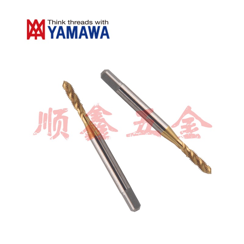 日本YAMAWA机用镀钛螺旋丝攻锥M3X0.5/M3.5*0.6 P2P3P4 细牙X0.35