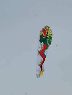 包邮 大型风筝2024龙年手绘龙风筝鬼脸脸谱壮观比赛新款 抖音同款