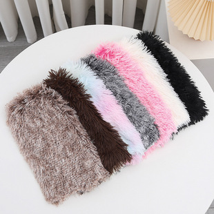 跨境辣妹小腿套毛毛袜套秋冬甜美少女滩羊毛腿套靴套女