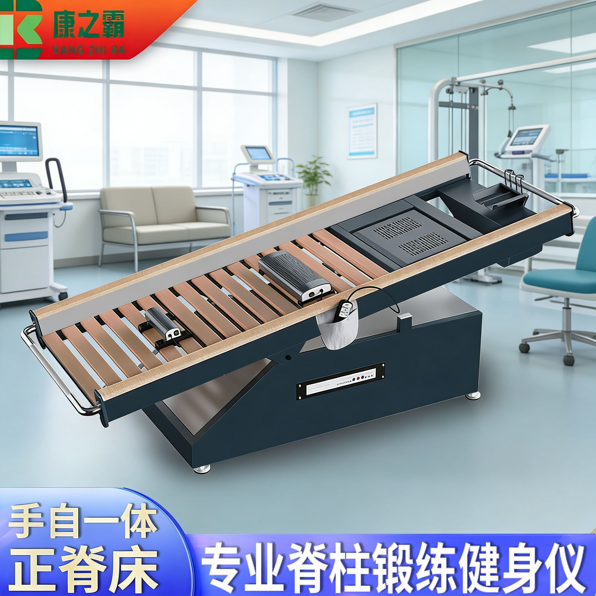 康之霸脊柱梳理床整脊床专注研发指导KANGZHIBA全自动摆颤一体