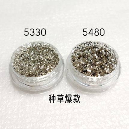 icy玻璃包银银色新娘妆舞台妆爆闪眼妆闪粉眼睛面部头发美甲亮片