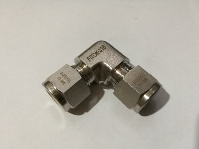 原装正品飞托克FITOK高压卡套接头316卡套弯头3/8   9.53mm