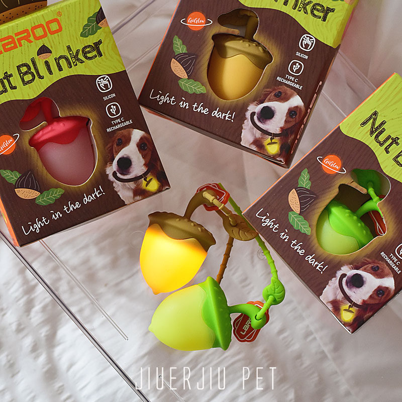 莱诺发光项圈夜间遛狗灯夜行灯