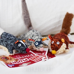 GiGwi贵为狗狗玩具发声毛绒仿真动物玩具小型犬幼犬宠物解闷神器