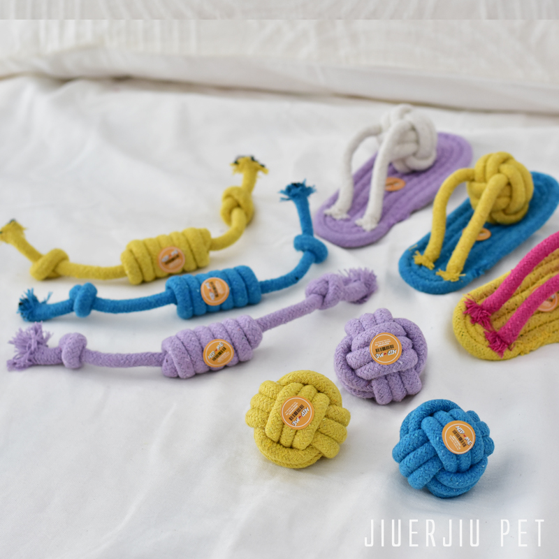 绳结编织球宠物狗狗玩具