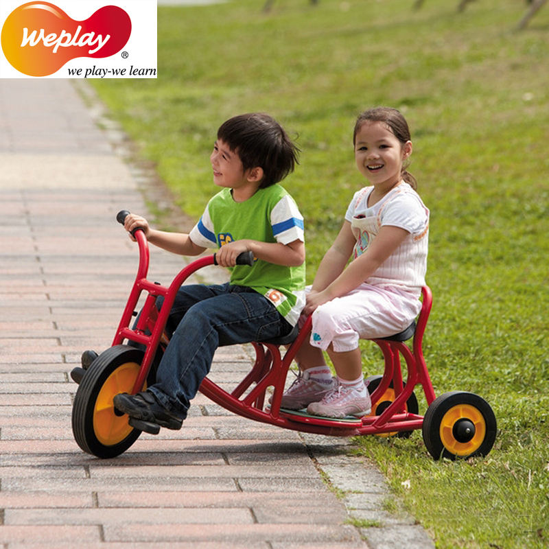 台湾WEPLAY 双人脚踏车 三轮车自行车幼儿园感统训练器材儿童玩具